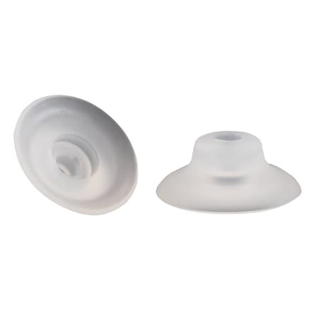 Fipa Flat vacuum cup diam. 30 mm, Silicone transparent 102.030.502.2